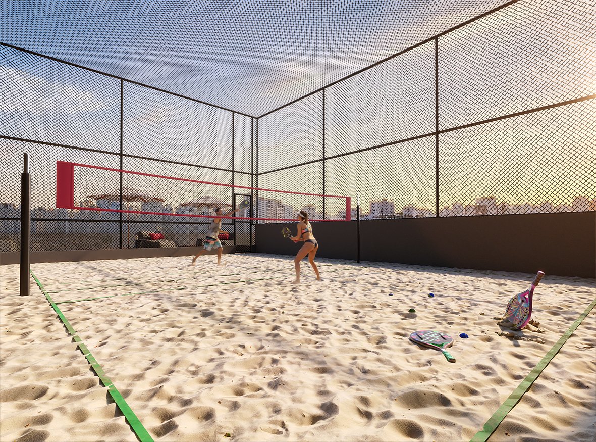 Quadra de Beach Tennis